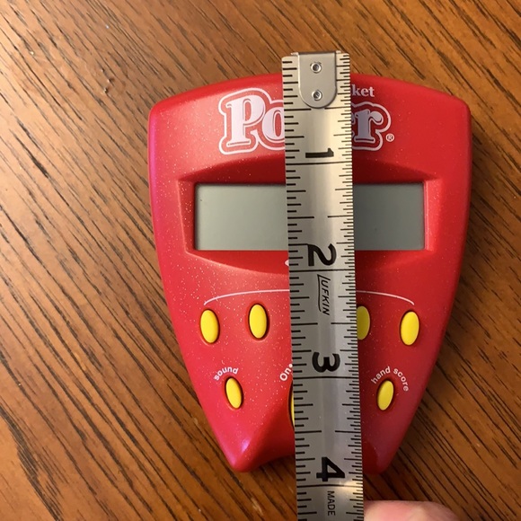 Radica 2001 Pocket Poker Handheld Electronic Game Red - Picture 6 of 7